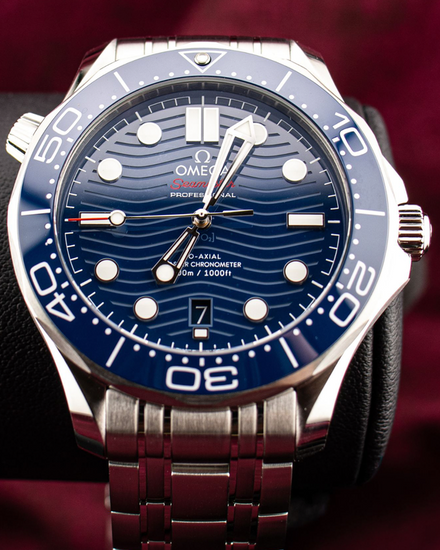 2025 Omega Seamaster Diver 300M 42MM Blue Dial Steel Bracelet (210.30.42.20.03.001)