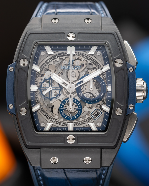 2019 Hublot Spirit Of Big Bang 42MM Skeleton Dial Leather Strap (641.CI.7170.LR)