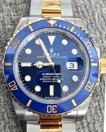 2024 Rolex Submariner Date "Bluesy" 41MM Blue Dial Two-Tone Oyster Bracelet (126613LB)
