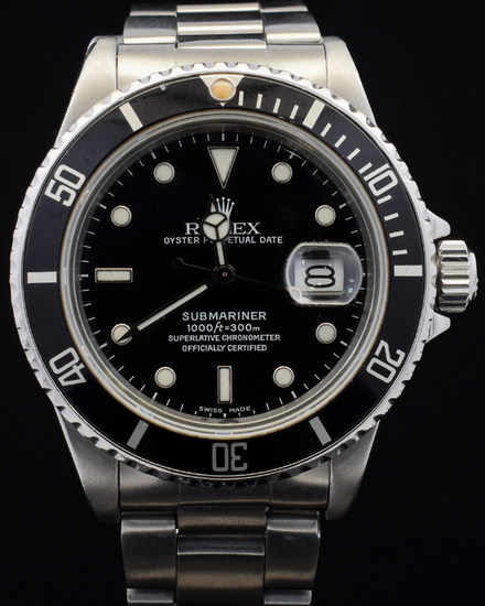 Rolex Submariner Date 40MM Black Dial Oyster Bracelet (16800)