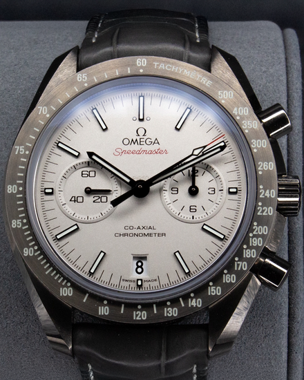 Omega Speedmaster Dark Side of the Moon "Grey Side of the Moon" 44.25MM Grey Dial Leather Strap (311.93.44.51.99.001)