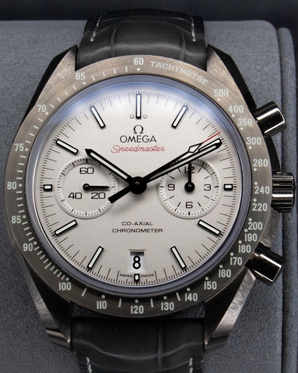 Omega Speedmaster Dark Side of the Moon "Grey Side of the Moon" 44.25MM Grey Dial Leather Strap (311.93.44.51.99.001)