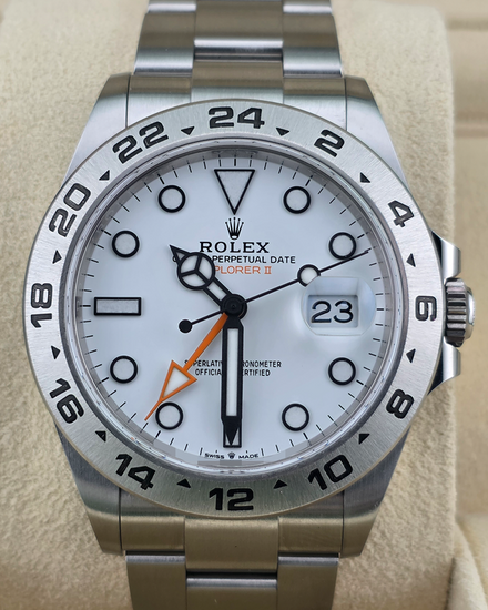 2022 Rolex Explorer II "Polar" 42MM White Dial Oyster Bracelet (226570)
