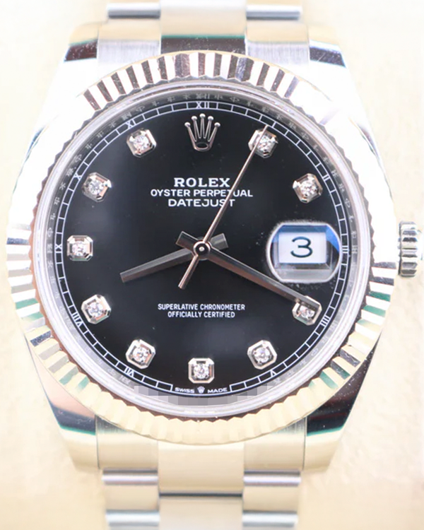 2022 Rolex Datejust 41MM Black Dial Oyster Bracelet (126334)