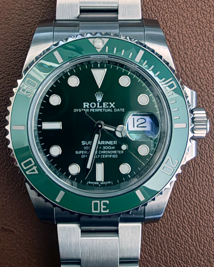 2020 Rolex Submariner Date "Hulk" 40MM Green Dial Oyster Bracelet (116610LV)