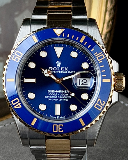2022 Rolex Submariner Date "Bluesy" 41MM Blue Dial Two-Tone Oyster Bracelet (126613LB)
