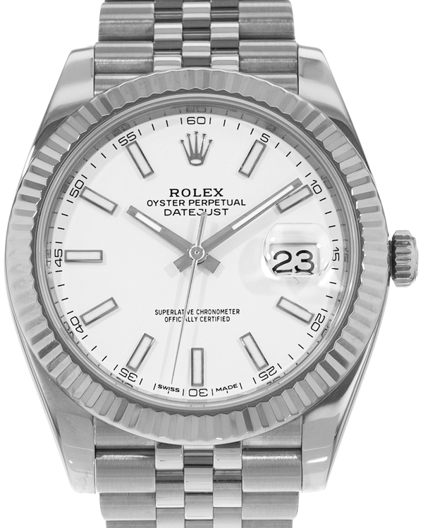 Rolex Datejust 41MM White Dial Jubilee Bracelet (126334)