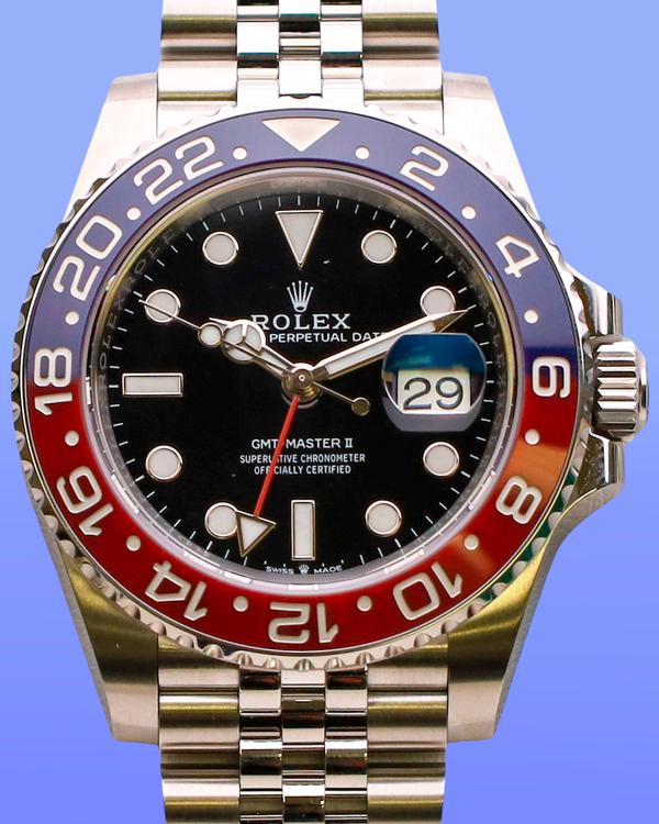 2025 Rolex GMT-Master II "Pepsi" 40MM Black Dial Jubilee Bracelet (126710BLRO)