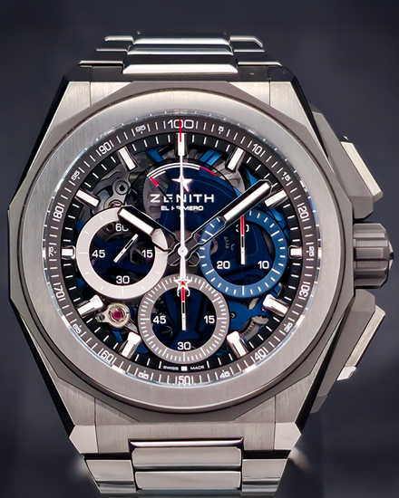 Zenith Defy El Primero Extreme 45MM Skeleton Dial Titanium Bracelet (95.9100.9004/01.I001)