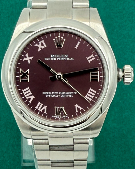 2016 Rolex Oyster Perpetual 31MM Purple Dial Oyster Bracelet (177200)