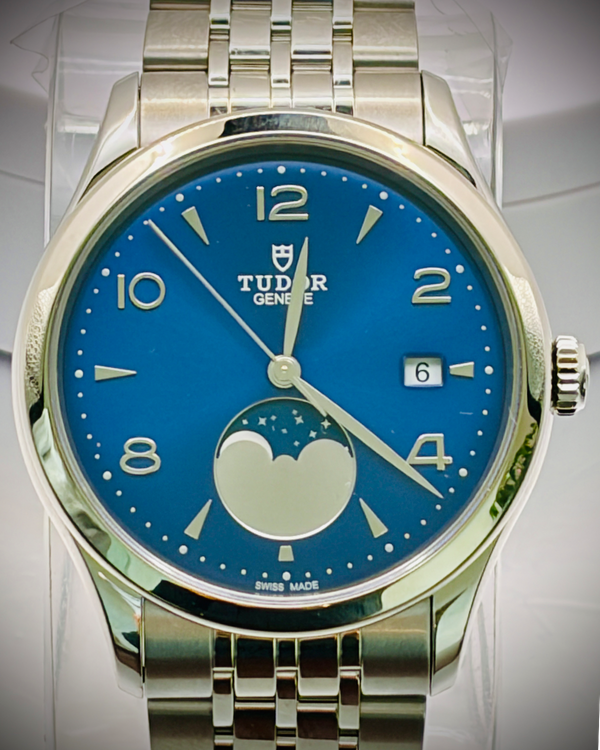 2025 Tudor 1926 Luna 39MM Blue Dial Steel Bracelet (91560)