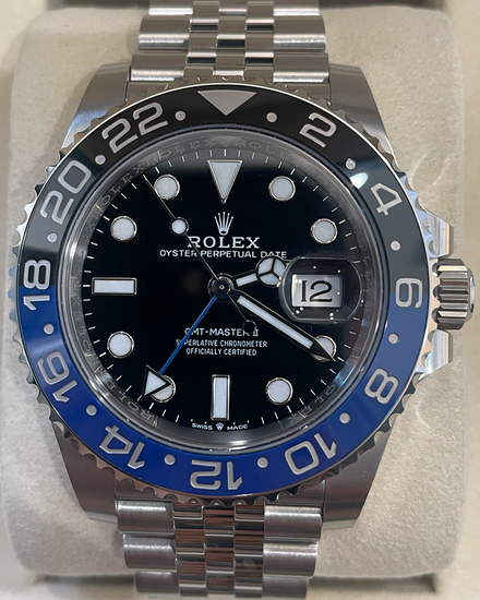 2025 Rolex GMT-Master II "Batgirl" 40MM Black Dial Jubilee Bracelet (126710BLNR)
