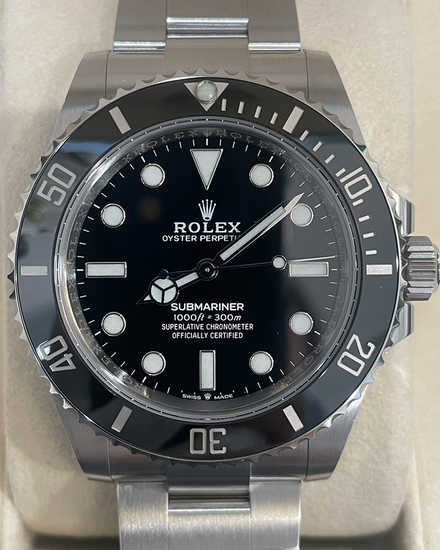 2021 Rolex Submariner No-Date 41MM Black Dial Oyster Bracelet (124060)