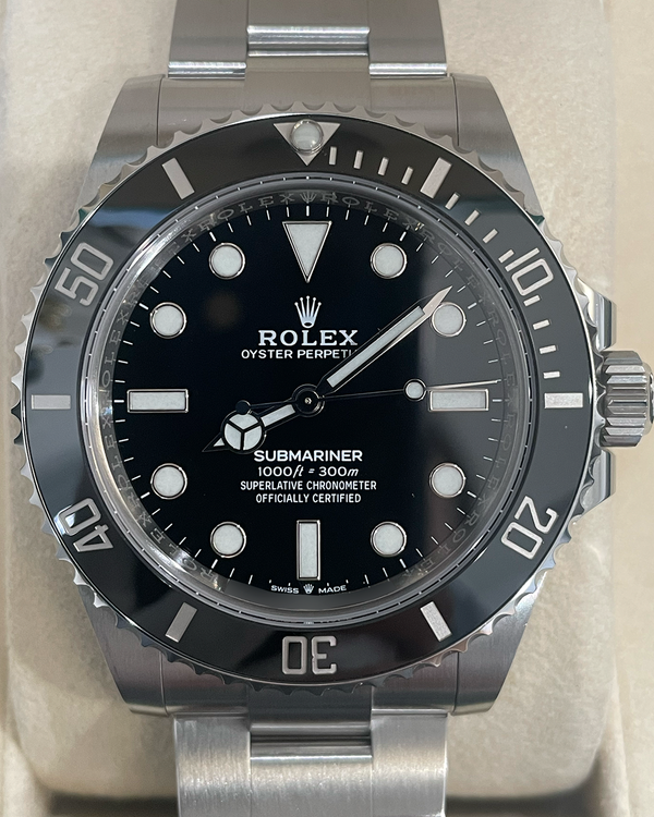 2021 Rolex Submariner No-Date 41MM Black Dial Oyster Bracelet (124060)