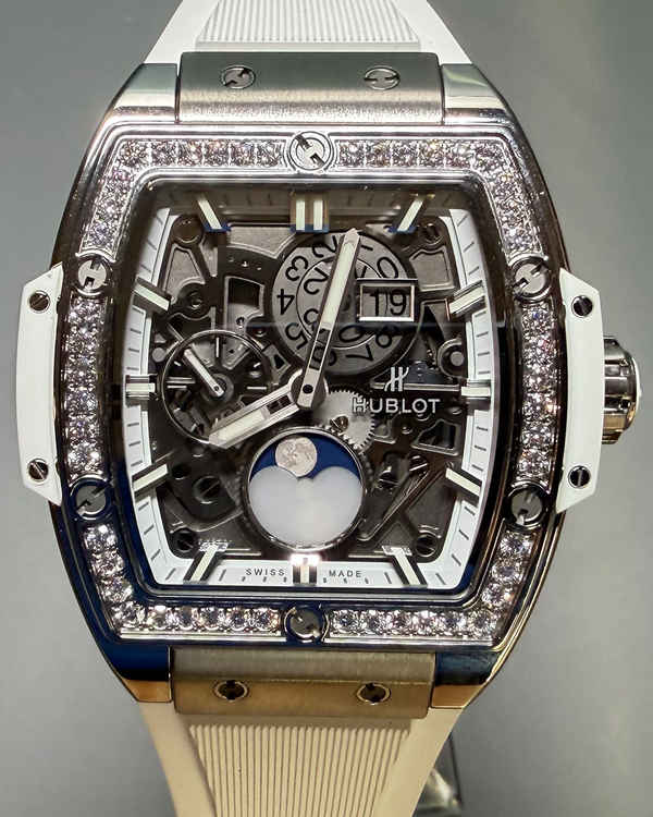 2019 Hublot Spirit Of Big Bang Moonphase 42MM Skeleton Dial Rubber Strap (647.NE.2070.RW.1204)
