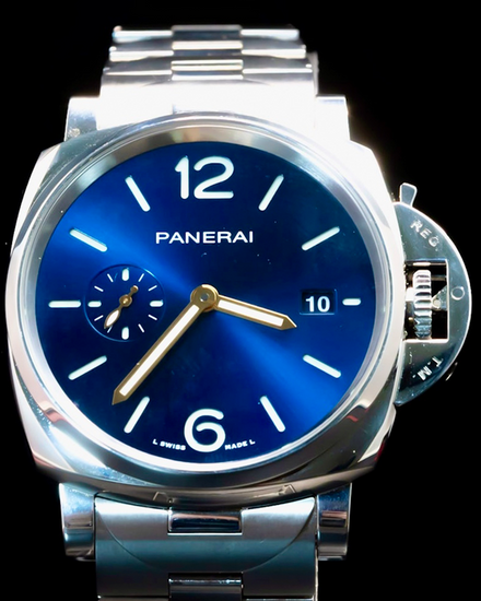 2023 Panerai Luminor Due 42MM Blue Dial Steel Bracelet (PAM01124)
