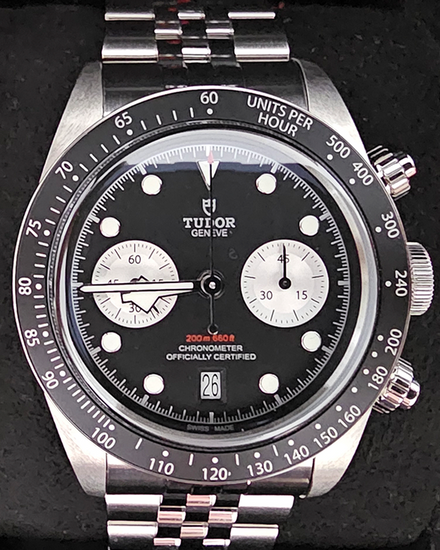 2025 Tudor Black Bay Chrono 41MM Black Dial Steel Bracelet (79360N)