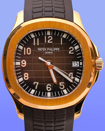 2021 Patek Philippe Aquanaut 40MM Brown Dial Rubber Strap (5167R-001)
