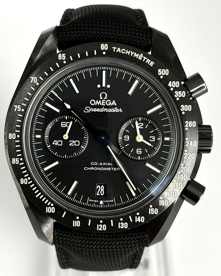 2022 Omega Speedmaster Dark Side of the Moon "Pitch Black" 44.25MM Black Dial Textile Strap (311.92.44.51.01.004)