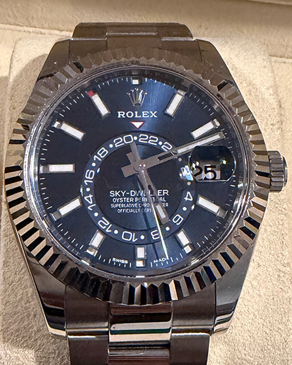 2019 Rolex Sky-Dweller 42MM Blue Dial Oyster Bracelet (326934)