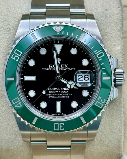 2022 Rolex Submariner Date "Starbucks" 41MM Black Dial Oyster Bracelet (126610LV)