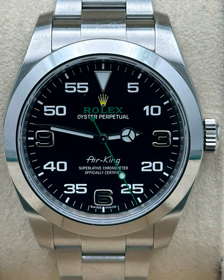 2021 Rolex Air-King 40MM Black Dial Oyster Bracelet (116900)