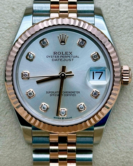 2021 Rolex Datejust 31MM Silver Dial Two-Tone Jubilee Bracelet (278271)