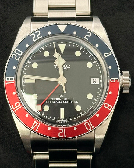 2025 Tudor Black Bay GMT "Pepsi" 41MM Black Dial Steel Bracelet (79830RB)