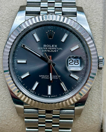2021 Rolex Datejust 41MM Slate Dial Jubilee Bracelet (126334)