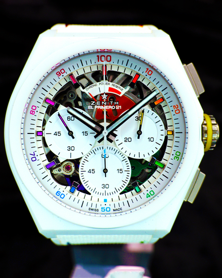 2025 Zenith Defy El Primero 21 Chroma L.E. 44MM Skeleton Dial Rubber Strap (49.9010.9004/01.R947)