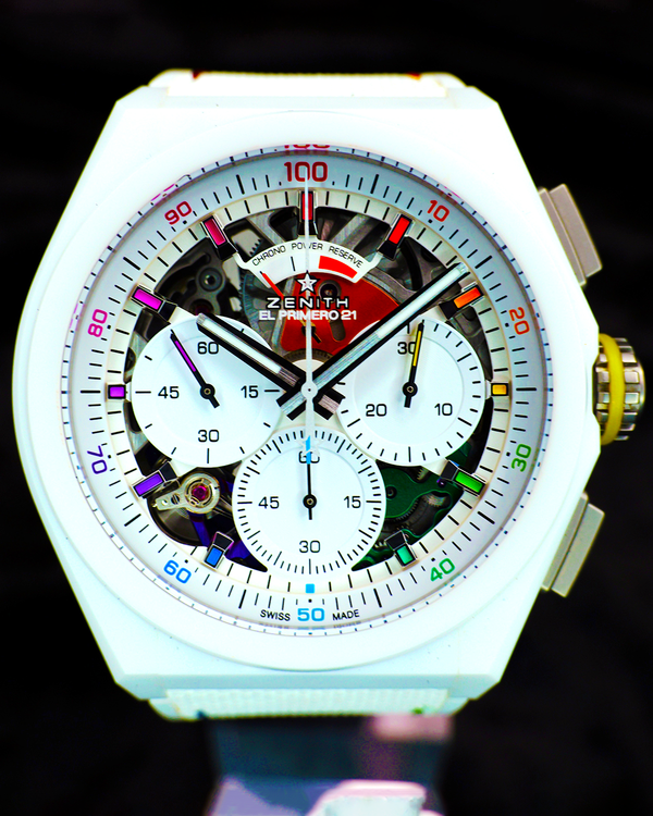 2025 Zenith Defy El Primero 21 Chroma L.E. 44MM Skeleton Dial Rubber Strap (49.9010.9004/01.R947)