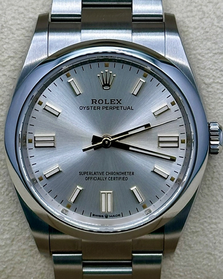2023 Rolex Oyster Perpetual 36MM Silver Dial Oyster Bracelet (126000)