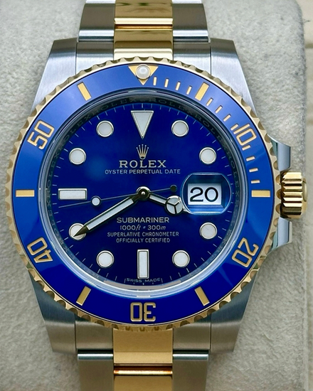 2020 Rolex Submariner Date "Bluesy" 40MM Blue Dial Two-Tone Oyster Bracelet (116613LB)