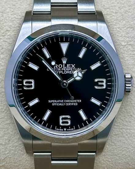 2025 Rolex Explorer 36MM Black Dial Oyster Bracelet (124270)