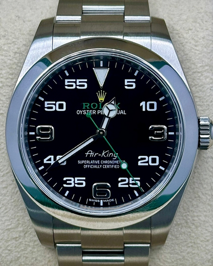 2018 Rolex Air-King 40MM Black Dial Oyster Bracelet (116900)