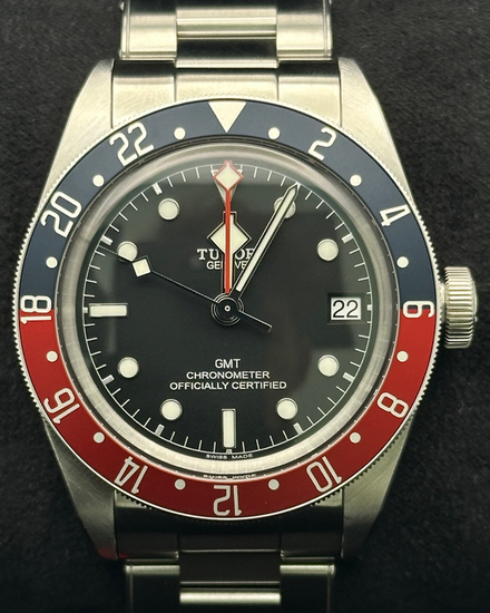 2022 Tudor Black Bay GMT "Pepsi" 41MM Black Dial Steel Bracelet (79830RB)