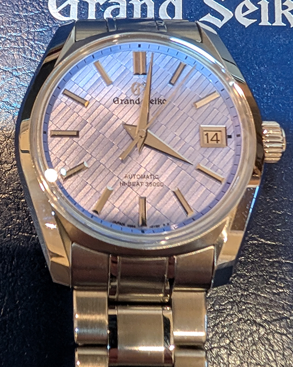 2024 Grand Seiko Heritage Ginza Exclusive L.E. 40MM Purple Dial Steel Bracelet (SBGH317)