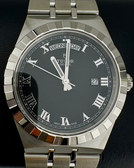 No Reserve - 2025 Tudor Royal 41MM Black Dial Steel Bracelet (28600)