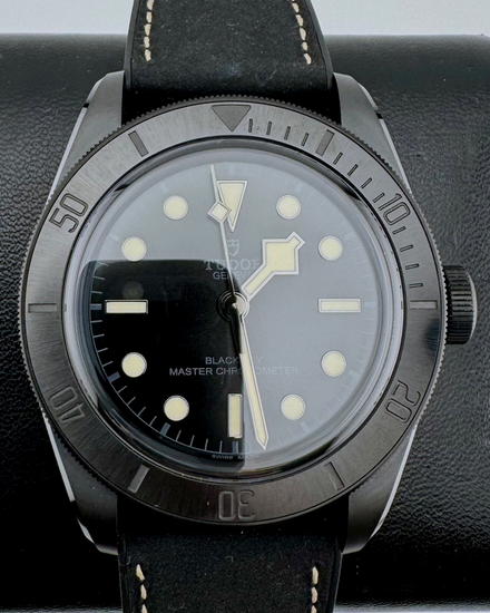 No Reserve - 2025 Tudor Black Bay 41MM Black Dial Leather Strap (79210CNU)