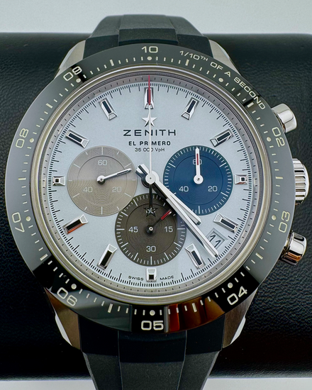 No Reserve - 2025 Zenith Chronomaster Sport 41MM White Dial Rubber Strap (03.3100.3600/69.R951)