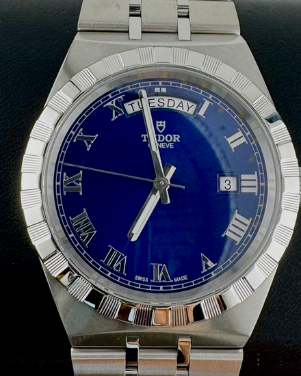 No Reserve - 2025 Tudor Royal 41MM Blue Dial Steel Bracelet (28600)