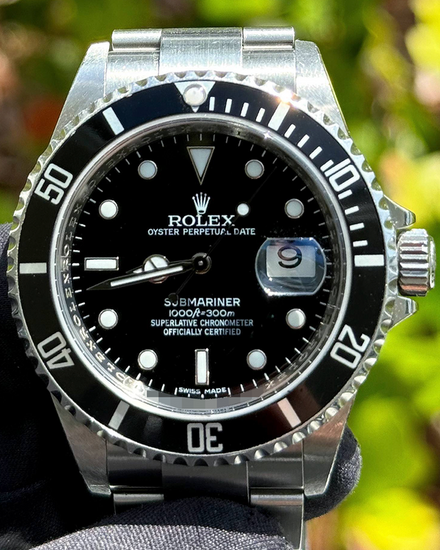 2008 Rolex Submariner Date 40MM Black Dial Oyster Bracelet (16610)