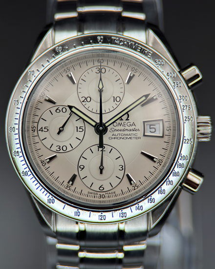 Omega Speedmaster Date 40MM Silver Dial Steel Bracelet (3211.30.00)