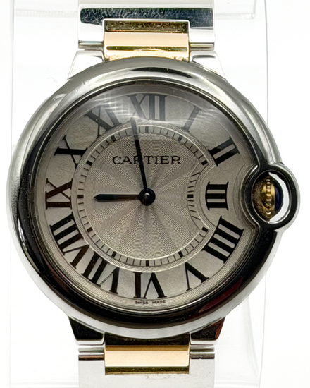 Cartier Ballon Bleu 36MM Quartz Silver Dial Two-Tone Bracelet (3005)