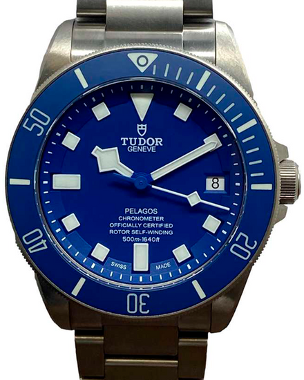 Tudor Pelagos 42MM Blue Dial Titanium Bracelet (25600TB)