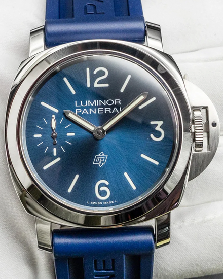 2022 Panerai Luminor Blu Mare 44MM Blue Dial Rubber Strap (PAM01085)