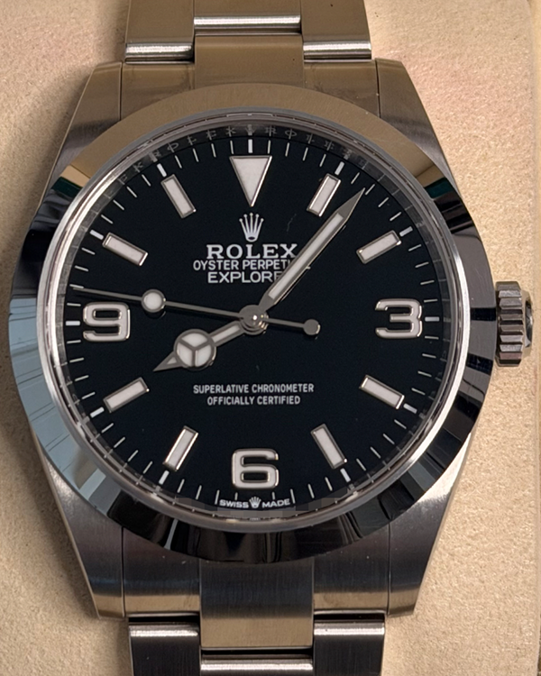 2025 Rolex Explorer 40MM Black Dial Oyster Bracelet (224270)