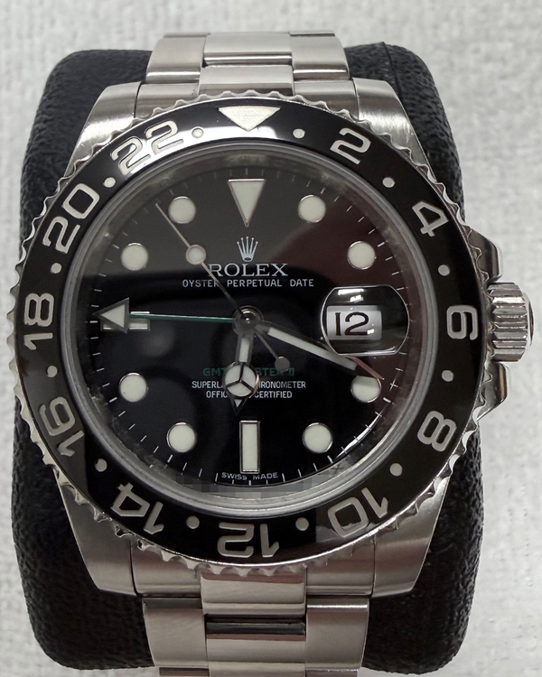 Rolex GMT-Master II 40MM Black Dial Oyster Bracelet (116710LN)