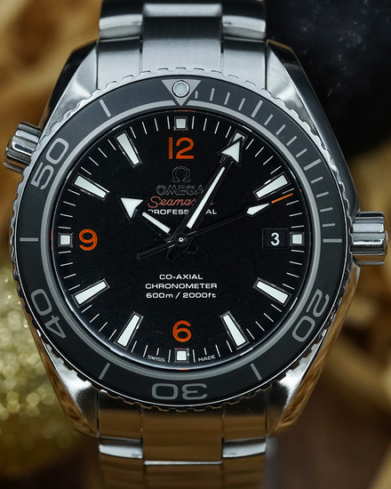 No Reserve - 2018 Omega Seamaster Planet Ocean 600M 42MM Black Dial Steel Bracelet (232.30.42.21.01.003)