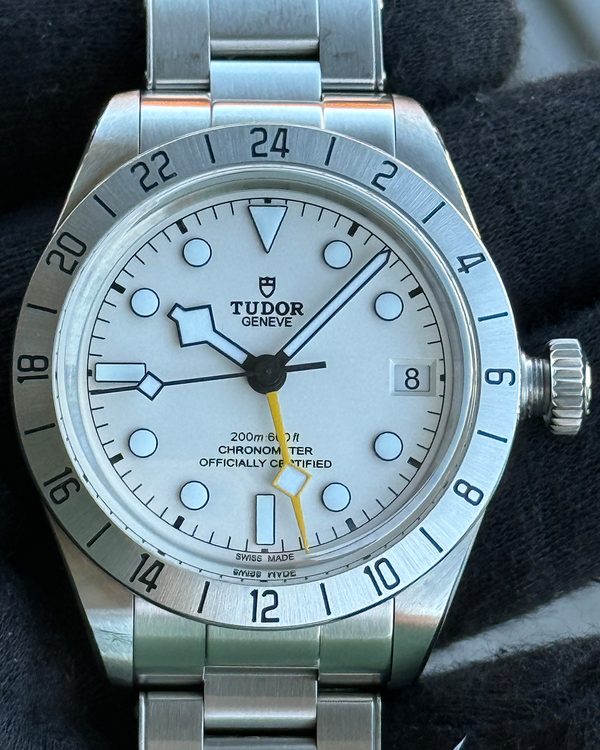 2025 Tudor Black Bay Pro GMT 39MM White Dial Steel Bracelet (79470)